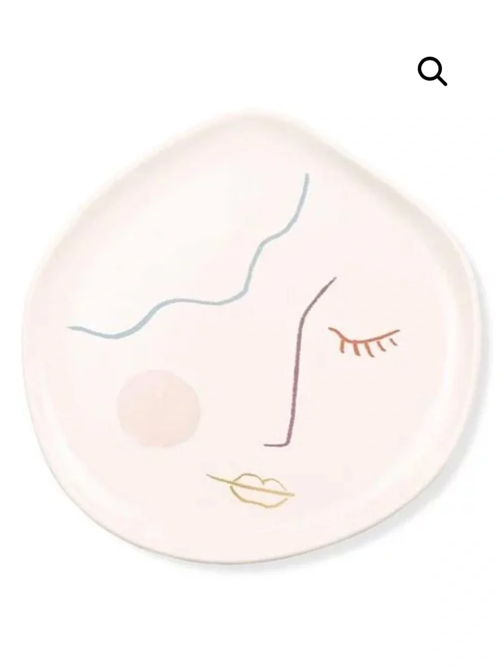 ❤️… Fringe Face Ceramic Decorative Plate